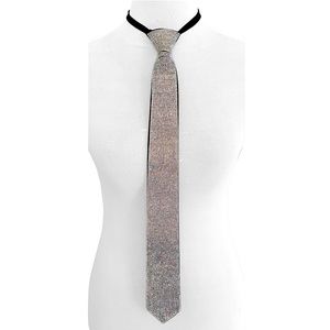 Bling Rhinestone Fashion Neck Tie Statement Necklace